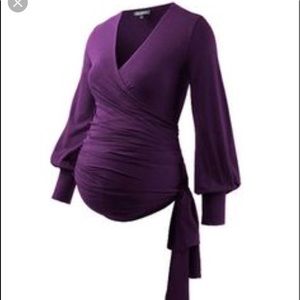 Isabella Oliver maternity wrap top good condition!